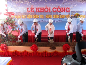 Khởi công xây dựng Học viện Chính trị khu vực 4 (giai đoạn 2)