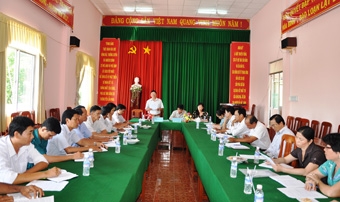 TĂNG CƯỜNG CÔNG TÁC KIỂM TRA GIÁM SÁT, 
PHỤC VỤ CHO ĐẠI HỘI ĐẢNG CÁC CẤP