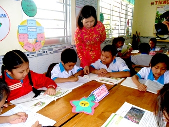 Ra sức thi đua “xây dựng trường học thân thiện, học sinh tích cực”