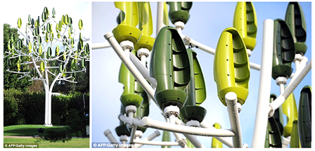 Cây sinh điện nhờ sức gió