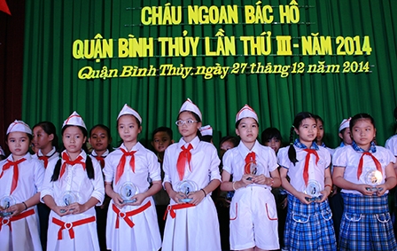 Tuyên dương 110 cháu ngoan Bác Hồ