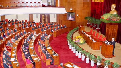 Bế mạc Hội nghị lần thứ mười Ban Chấp hành
Trung ương Đảng khóa XI