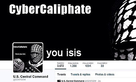 Tài khoản YouTube và Twitter của CENTCOM bị tấn công