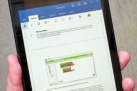 Khám phá bộ ứng dụng văn phòng Office dành cho máy tính bảng Android của Microsoft