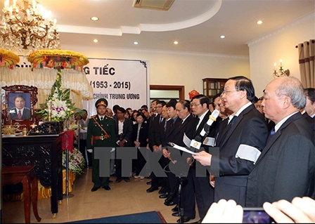 Lễ truy điệu đồng chí Nguyễn Bá Thanh