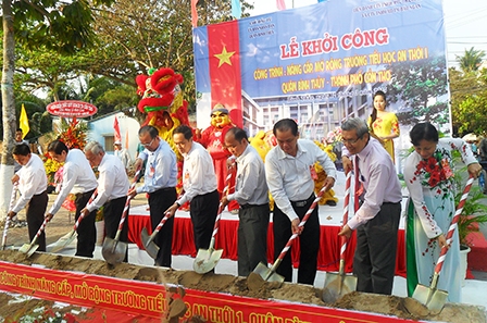 Khởi công công trình Trường Tiểu học An Thới 1