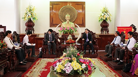 Lãnh đạo thành phố tiếp Phó Tổng lãnh sự Nhật Bản