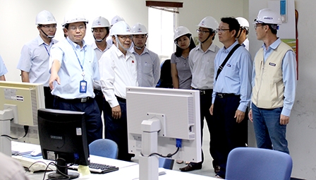 Khảo sát tiến độ thực hiện dự án Trung tâm Điện lực Ô Môn