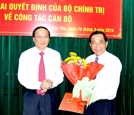 Đồng chí Võ Minh Chiến, Bí thư 
tỉnh ủy Sóc Trăng được điều động, phân công giữ chức Phó Trưởng ban Chỉ đạo Tây Nam Bộ