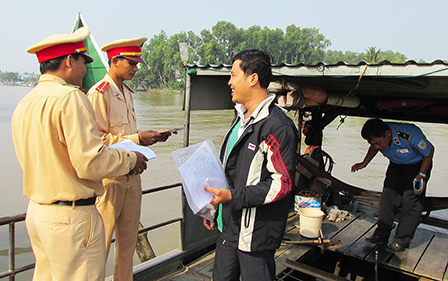 Người dân Thới Lai với an toàn giao thông