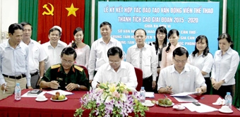 Thể thao Cần Thơ hợp tác với 2 Trung tâm thể thao Quốc gia và Quốc phòng