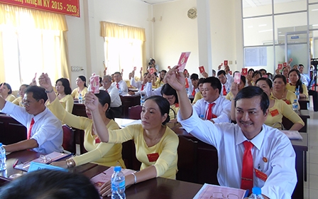 Chuẩn bị chu đáo mọi mặt 
để tổ chức đại hội Đảng các cấp thành công