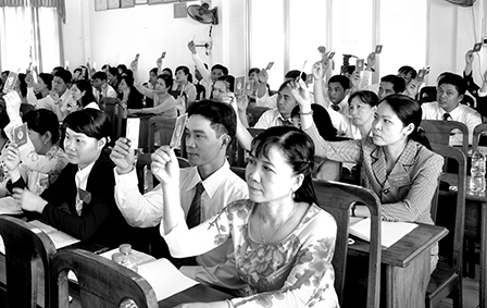 Tập trung tổ chức thành công Đại hội Đảng các cấp nhiệm kỳ 2015-2020