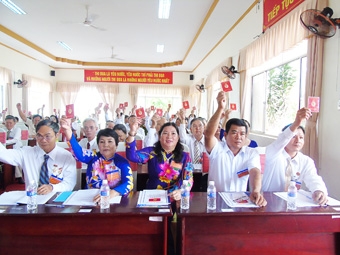 Tập trung chuẩn bị và tổ chức 
thành công đại hội đảng các cấp