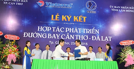 Chính thức khai thông 
đường bay Cần Thơ  Lâm Đồng