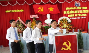 NHIỀU TỔ CHỨC CƠ SỞ ĐẢNG TỔ CHỨC ĐẠI HỘI NHIỆM KỲ 2015-2020