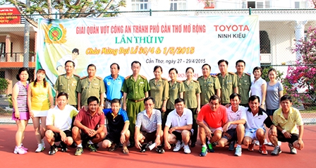 Tổ chức Giải Quần vợt Công an thành phố Cần Thơ
mở rộng lần thứ IV