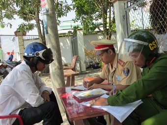 Chuyển biến tích cực trong công tác đảm bảo trật tự an toàn giao thông ở Thới Lai