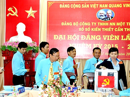 Tập trung tổ chức đại hội đảng cấp cơ sở