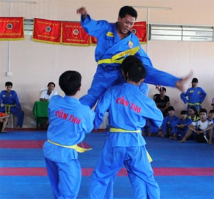 Hơn 200 VĐV tham dự Giải Vô địch các CLB Vovinam TP Cần Thơ năm 2015
