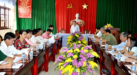 Sẵn sàng tiến hành đại hội đại biểu Đảng bộ
quận Thốt Nốt nhiệm kỳ 2015-2020