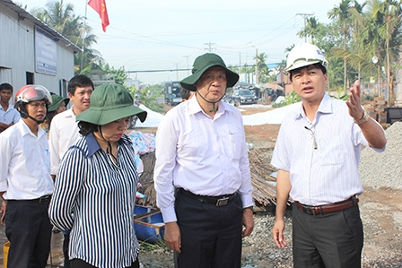 Đẩy mạnh công tác giải ngân 
các công trình xây dựng cơ bản