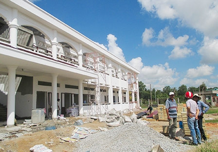 Đẩy nhanh tiến độ các công trình chào mừng Đại hội Đảng