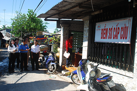 Xây dựng điểm sơ cấp cứu giao thông tại khu vực cầu Cần Thơ Bé