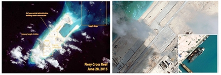 Trung Quốc sắp hoàn thành đường băng trên Đá Chữ Thập