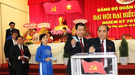 Khai mạc Đại hội đại biểu Đảng bộ quận Bình Thủy lần thứ XI, nhiệm kỳ 2015-2020