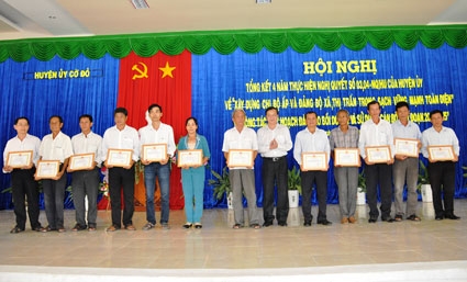Hiệu quả từ 2 nghị quyết chuyên đề
về công tác xây dựng Đảng