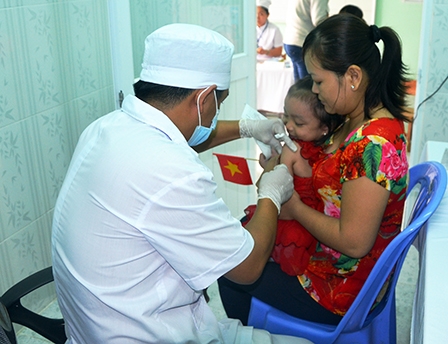 Chiến dịch tiêm vắc - xin sởi - rubella 
giúp trên 19 triệu trẻ phòng chống đồng thời cả hai bệnh