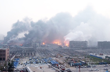 Vụ nổ ở Thiên Tân “chấn động” cả Trung Quốc