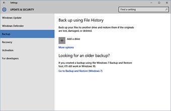 Làm chủ tính năng File History trong Windows 10