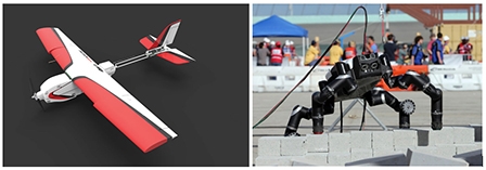 Robot và UAV giúp giảm nhẹ hậu quả thảm họa