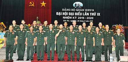 Đại hội đại biểu Đảng bộ Quân khu 9 lần thứ IX nhiệm kỳ 2015-2020 thành công tốt đẹp