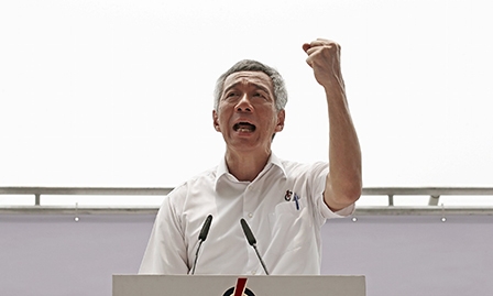 Thủ tướng Lý Hiển Long 
đối mặt với thử thách lớn