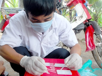 Nhiều mẫu của các trang trại nuôi heo dương tính với chất tạo nạc