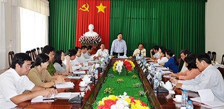 Tăng cường công tác 
kiểm tra, giám sát trong Đảng