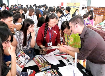 "Triển lãm du học Hoa Kỳ mùa thu" tại Trường Đại học Cần Thơ