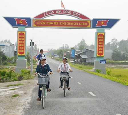 Đông Bình đạt chuẩn Quốc gia về nông thôn mới