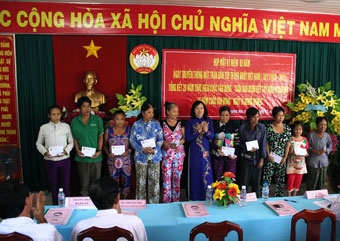 Tổ chức Ngày hội Đại đoàn kết toàn dân tộc tại xã Trung An