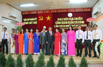 Đại hội đại biểu Công đoàn quận Cái Răng
nhiệm kỳ 2015 - 2020