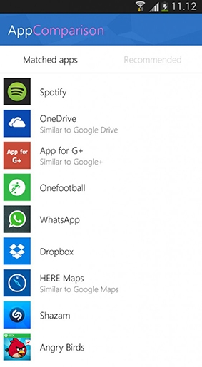 Microsoft tung ra ứng dụng AppComparison để lôi kéo người dùng