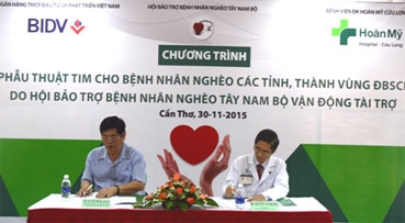 Ký kết phẫu thuật tim miễn phí cho 25 bệnh nhân nghèo ĐBSCL
