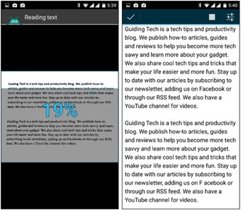 Trích xuất văn bản trên Android bằng “máy quét ký tự”