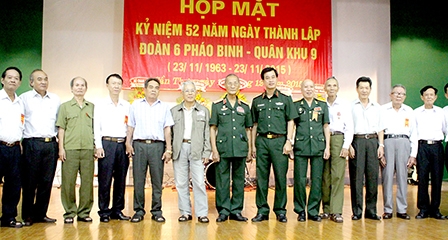 KỶ NIỆM 52 NĂM NGÀY THÀNH LẬP ĐOÀN 6
PHÁO BINH QUÂN KHU 9