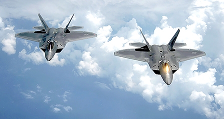 Chiến đấu cơ hiện đại nhất của Mỹ, Anh, Pháp cùng diễn tập