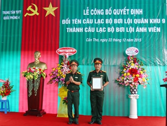 CLB bơi lội Quân khu 9 chính thức đổi tên thành CLB bơi lội Ánh Viên