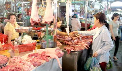 Nguồn cung thịt heo phục vụ Tết dồi dào